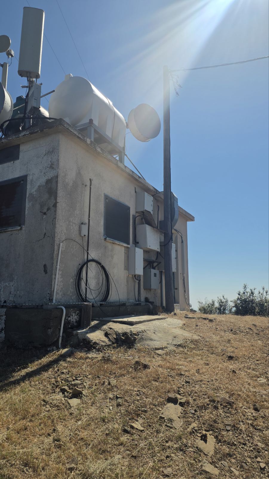 CYTA — telecom building with installed equipment
