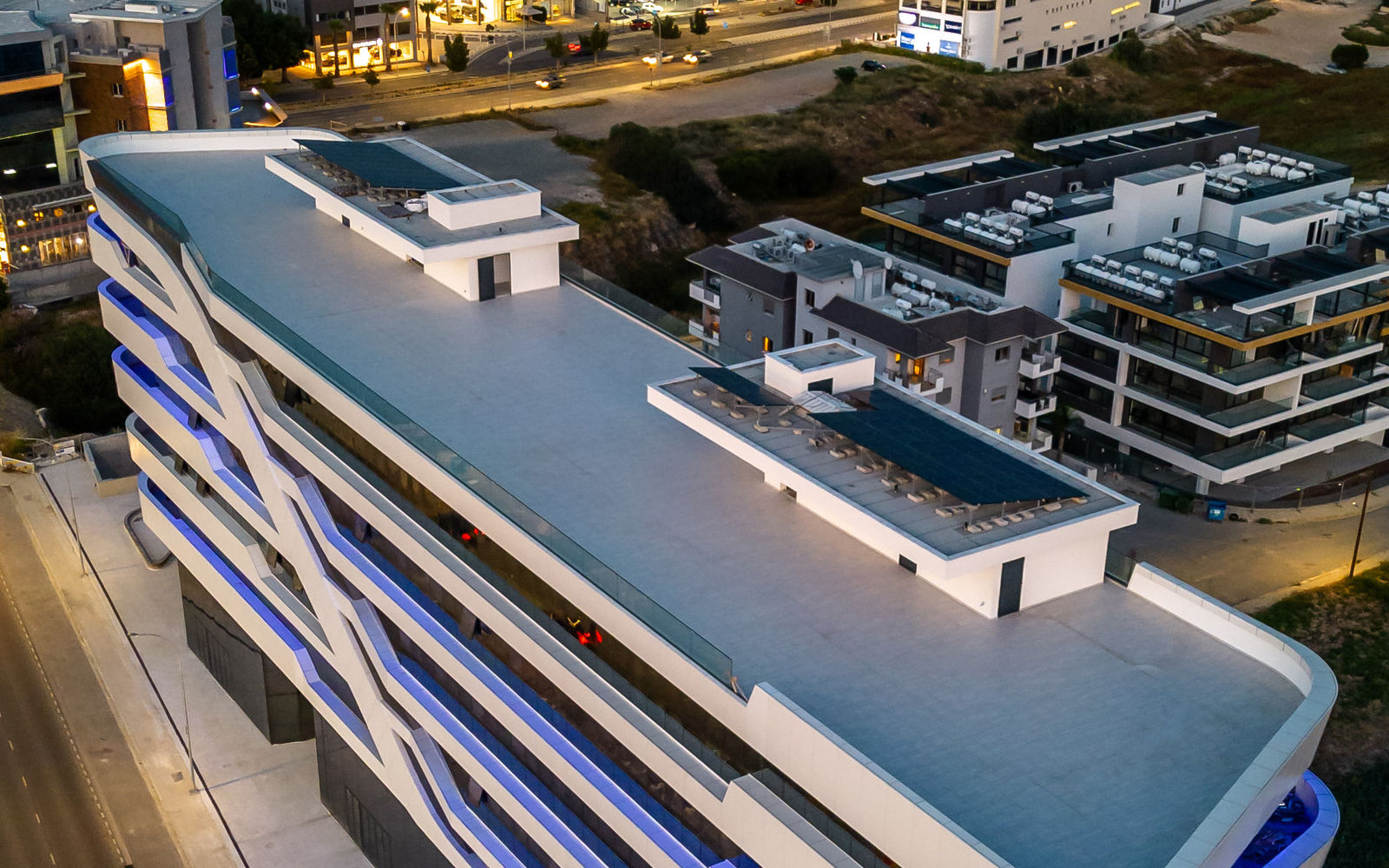 Wall Street Business Center — rooftop